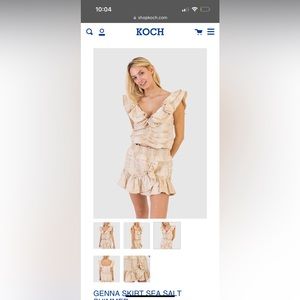 KOCH Genna skirt worn once size small